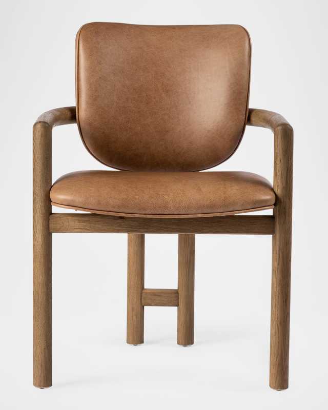 Madeira Leather Arm Chair